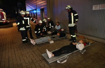 Großübung in Lerbeck