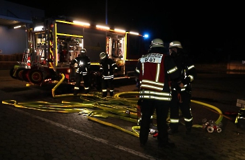 Großübung in Lerbeck